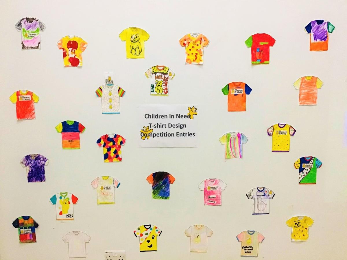 A selection of the t-shirt designs A selection of the t-shirt designs