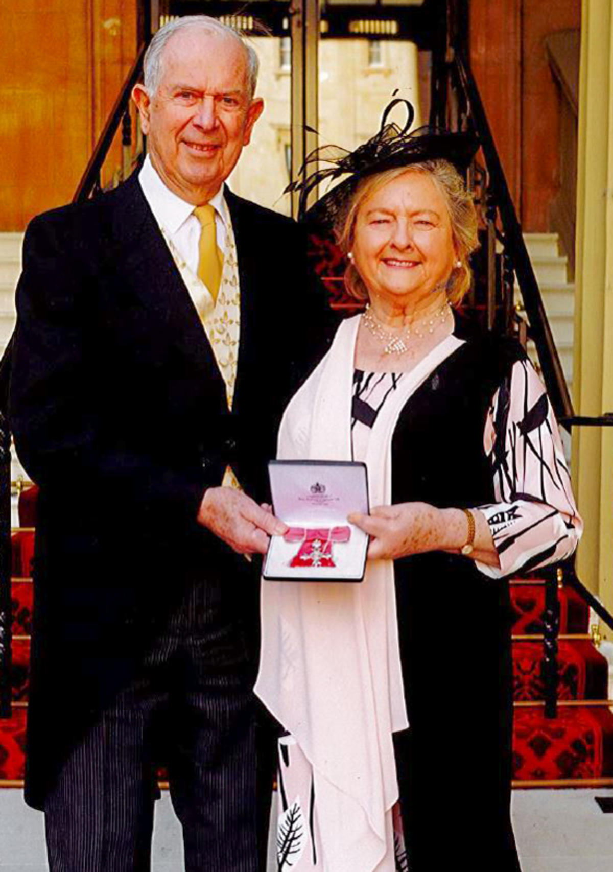 Wendy Coomer MBE and her husband Ian Coomer 