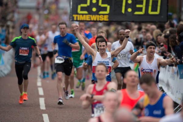 Great Manchester run runners