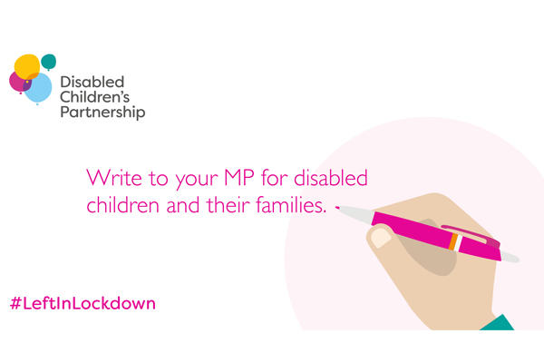 Call on your MP to ensure we have a COVID19 recovery plan so disabled children aren't left in lockdown