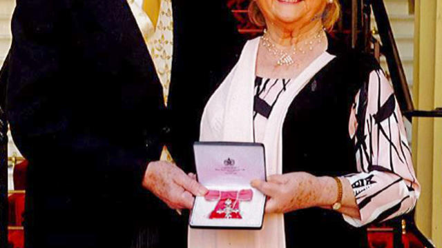 Wendy Coomer MBE and her husband Ian Coomer  