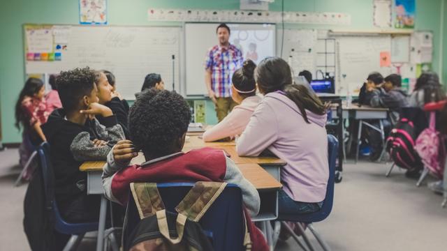 children in a classroom